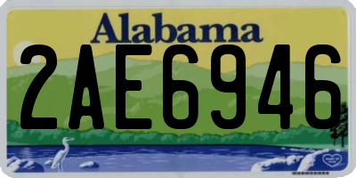 AL license plate 2AE6946