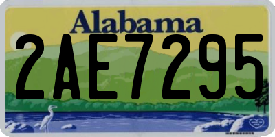 AL license plate 2AE7295