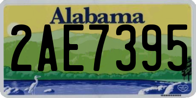 AL license plate 2AE7395