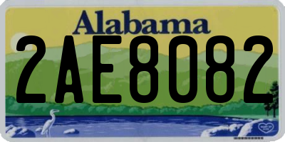 AL license plate 2AE8082