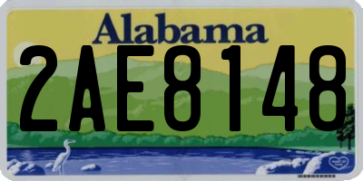 AL license plate 2AE8148