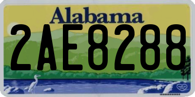 AL license plate 2AE8288