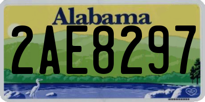 AL license plate 2AE8297