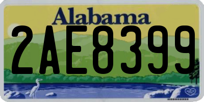 AL license plate 2AE8399