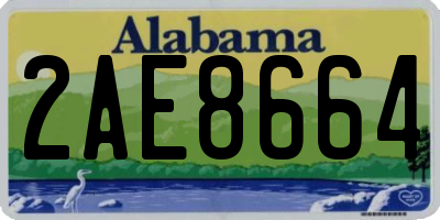 AL license plate 2AE8664