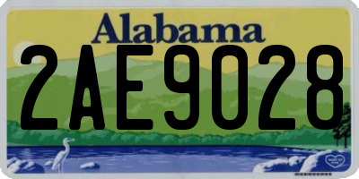 AL license plate 2AE9028