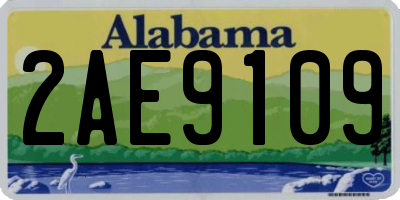 AL license plate 2AE9109