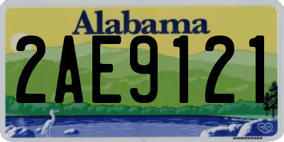 AL license plate 2AE9121