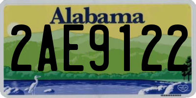AL license plate 2AE9122