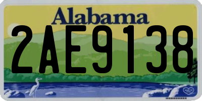 AL license plate 2AE9138