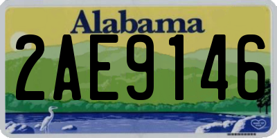 AL license plate 2AE9146
