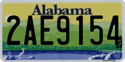 AL license plate 2AE9154