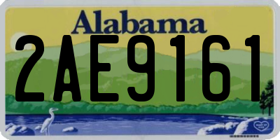 AL license plate 2AE9161