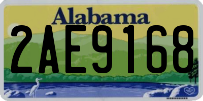 AL license plate 2AE9168