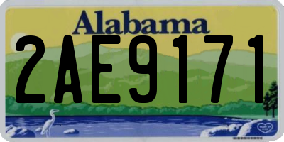 AL license plate 2AE9171