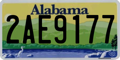 AL license plate 2AE9177