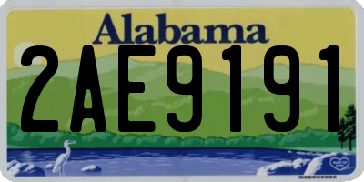 AL license plate 2AE9191