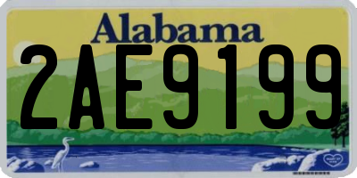 AL license plate 2AE9199