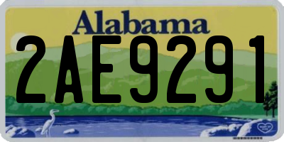 AL license plate 2AE9291