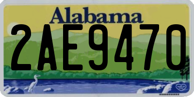 AL license plate 2AE9470