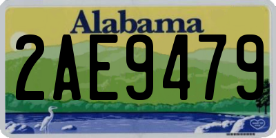 AL license plate 2AE9479