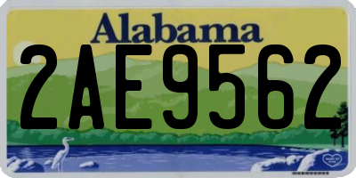 AL license plate 2AE9562