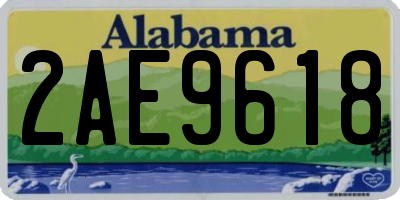 AL license plate 2AE9618