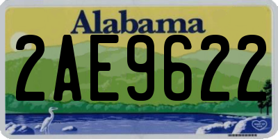 AL license plate 2AE9622