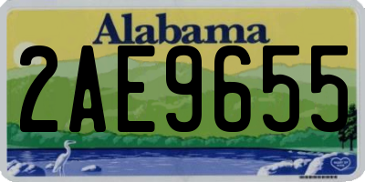 AL license plate 2AE9655