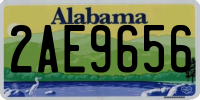 AL license plate 2AE9656