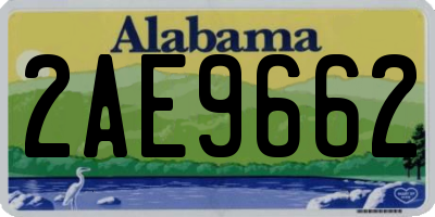 AL license plate 2AE9662