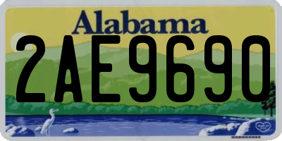 AL license plate 2AE9690