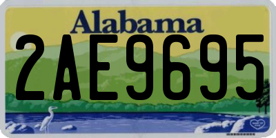 AL license plate 2AE9695