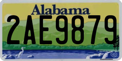 AL license plate 2AE9879