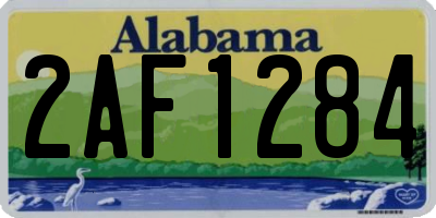 AL license plate 2AF1284