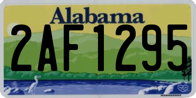 AL license plate 2AF1295
