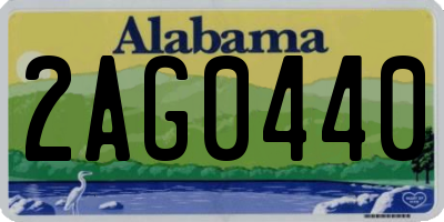 AL license plate 2AG0440
