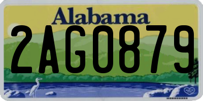 AL license plate 2AG0879