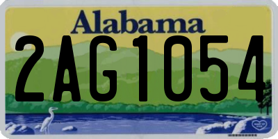 AL license plate 2AG1054