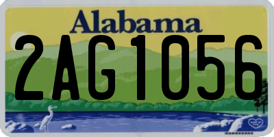 AL license plate 2AG1056