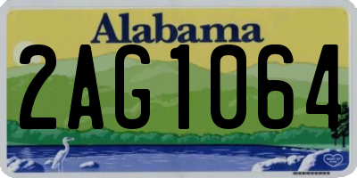 AL license plate 2AG1064