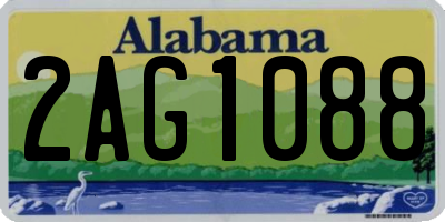 AL license plate 2AG1088