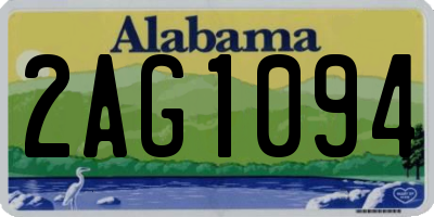 AL license plate 2AG1094