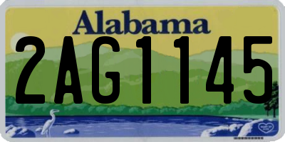 AL license plate 2AG1145