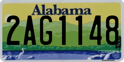 AL license plate 2AG1148