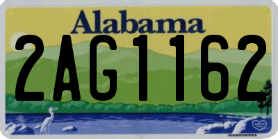 AL license plate 2AG1162
