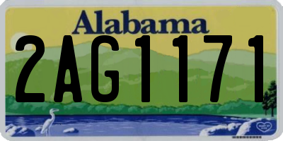AL license plate 2AG1171