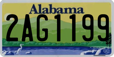 AL license plate 2AG1199