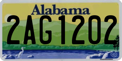 AL license plate 2AG1202