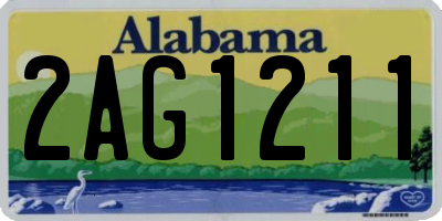 AL license plate 2AG1211